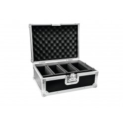 ROADINGER Flightcase 4x AKKU Flat Light Series